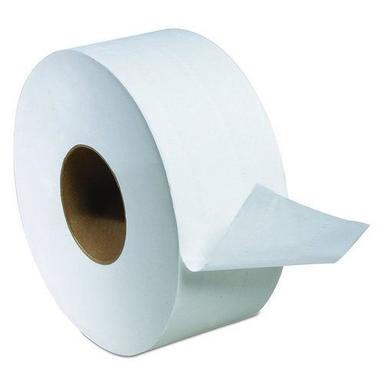 White Color Plain Pattern Tissue Jumbo Paper Roll Application: Home