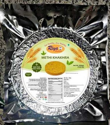 100% Purity Gujarati Breakfast Snacks Salty Khakhra(Instant And Healthy) Packaging Size: 200G