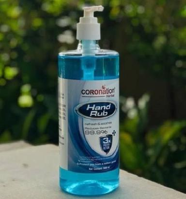 Coronation Hand Rub Alcohol Based Hand Sanitizer With Botanical Extracts, 3 Months Shelf Life Age Group: Suitable For All Ages