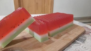 Red Refreshing Herbal Watermelon Bath Soap Suitable For All Skin Types