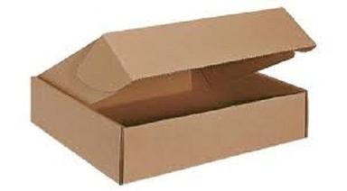 Glossy Lamination Easy To Carry Eco Friendly Brown Corrugated Flat Storage Packaging Box