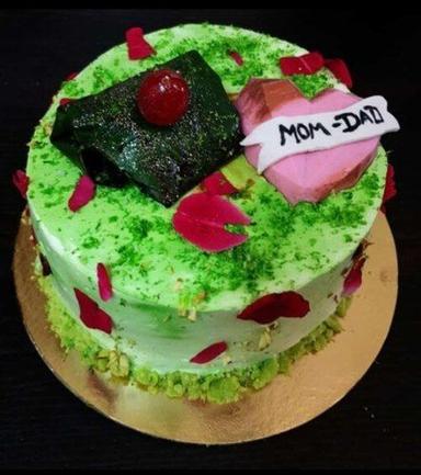 Fresh And Delicious Mouth-Watering Paan Flavoured Cake For Anniversary, 1kg