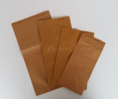 Rectangular Shape And Brown Color Plain Kraft Paper Bakery Cover Bags Max Load: 1  Kilograms (Kg)