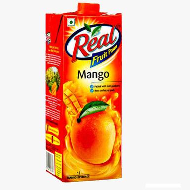 1 Litre Delicious And Tasty Healthy Real Mango Power Fruit Juice Tetra Pack Bottle Alcohol Content (%): 0%