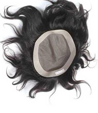 Straight Style Black Colour Natural Human Hair Wig For Parlour, Personal Usage