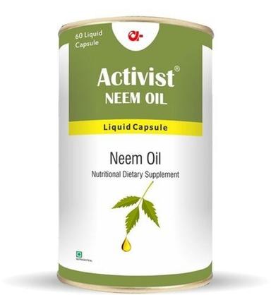 Neem Oil 500 Mg Capsules For Skin Care And Blood Purifier - 1X60 Pack Cool & Dry Place