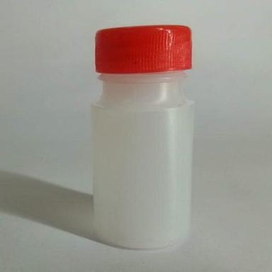 Round White Colour Plastic Bottle For Homeopathic Medicine Fillings With Red Colour Cap