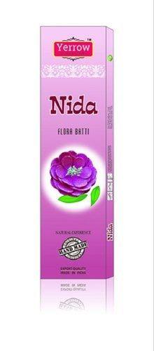 Brown Color Aroma Floral Incense Sticks Round Nida Flora Batti For Aromatic Burning Time: 15 Minutes