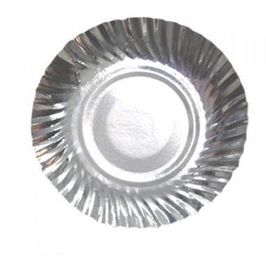 Event And Party Supplies 4 Inch Laminated Silver Foil Paper Plate For A Variety Of Purposes, From Serving Appetizers To Making Desserts