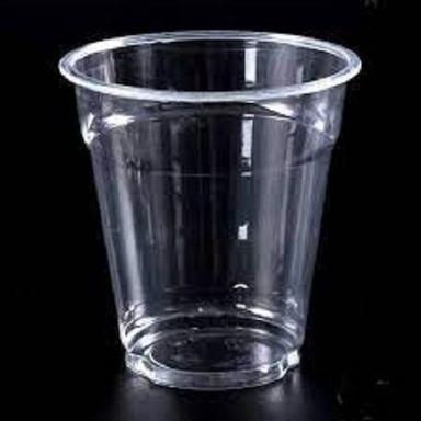 White Plastic Round Disposable Plain Transparent Glass For Beverages And Tea
