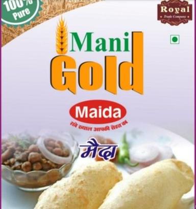 Mani Gold Light Yellow 100 Percent Fresh And Pure Wheat Maida, 1Kg  Grade: Food Grade