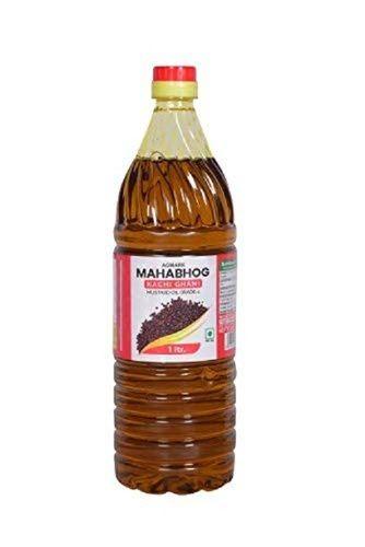 Pure And Healthy Organic Mahabhog Kachi Ghani Mustard Oil 1 Liter Pet Bottle Purity: 100%