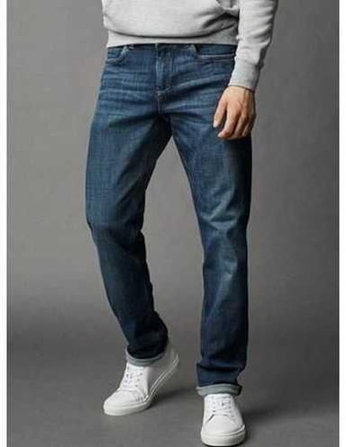 Caual Wear Blue Mens Denim Jeans, All Sizes Available