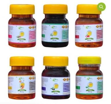 Honey Combo 6 Pack Of Verities (Multi Flora, Tulsi, Lichi, Ajwain, Eucalyptus, Jamun) Additives: Ammonium Sulphate