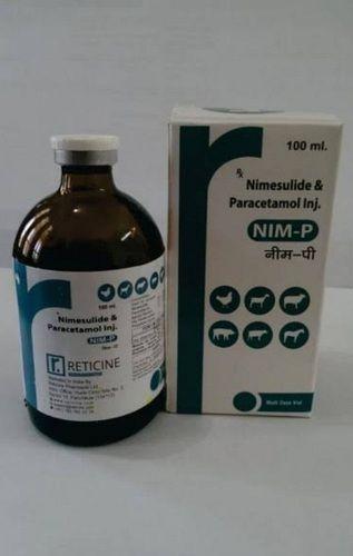 Veterinary Nimesukide Paracetamol Injection (100 Ml Bottle) Ingredients: Animal Extract