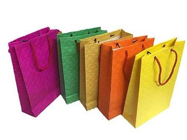 Wite/Ivory Light Weight Premium Design Eco Friendly Gift Handmade Paper Bags
