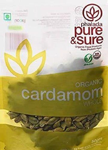 Green Pure And Sure Organic Cardamom Whole Spices, Khada Masala For Cooking