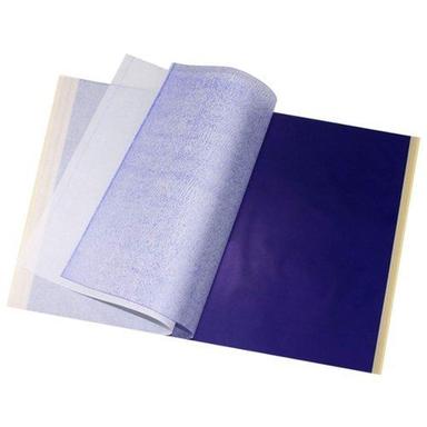 Rectangular Shape Blue Carbon Paper For Office Uses 50 Sheets Size: Comes In Various Sizes