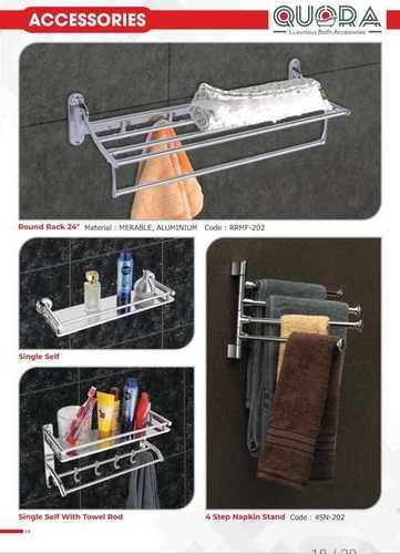 Silver Highly Durable And High Grade Stainless Steel Towel Hanger
