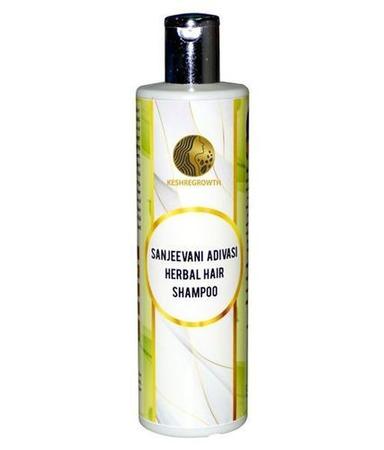 Sanjeevani Adivasi Herbal Hair Shampoo 500 Ml For Shiny Long Hair With 3-6 Month Shelf Life Color Code: Green