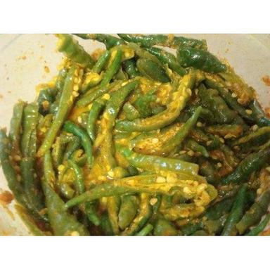 Piece Green Colour Extra Spicy Chilli Pickle With High Nutritious Values