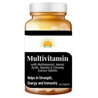 Herbal Multivitamin Amd Multimineral Amino Acids Taurine And Ginseng Exract Tablets (60 Tablets) Health Supplements
