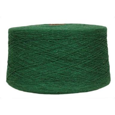 Quick Dry Green Colour 2Ply Cotton Weaving Yarns Perfect For Sweaters, Cardigans