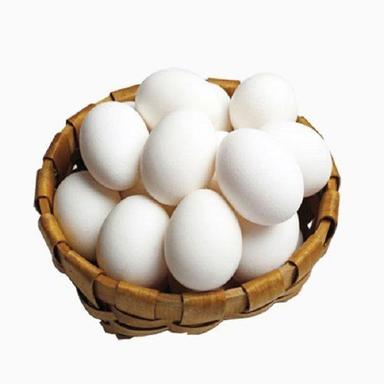 जर्दी और सफेद शेल के साथ सफेद रंग के ताजे अंडे और 2-3 दिन शेल्फ लाइफ अंडे की उत्पत्ति: चिकन 