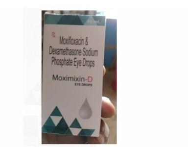 Moxifloxacin & Dexamethasone Sodium Phosphate Moximixin-D Eye Drop  Age Group: Suitable For All Ages