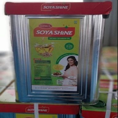 100% Pure And Organic Soyashine Soyabean Refined Cooking Oil, 15 Ltr Pack Packaging Size: 15Kgs