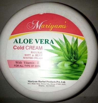 100% Natural Moisturizing All Skin Type Aloe Vera Cold Cream With Vitamin E Ingredients: Herbal