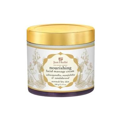 Safe To Use Herbal Nourishing Massage Cream With Ashwagandha, Manjishtha And Sandalwood