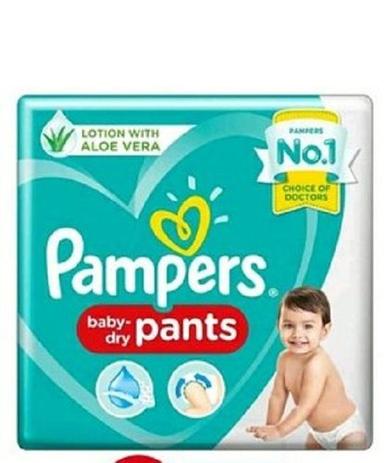 Pampers Disposable White Color Cotton Baby Diaper, Weight : 200G Size: 3-6 Inch