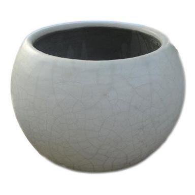 Grey Durable, Easy To Install Concrete Flower Plant Pot, Perfect For Balcony Decoration