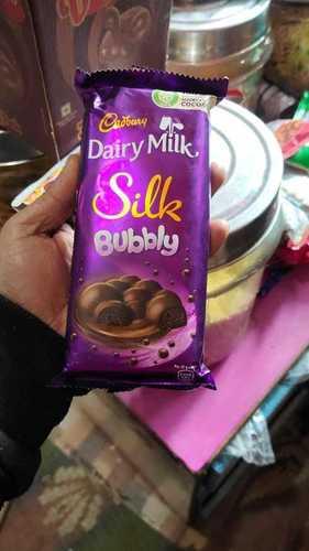 Tasty Delicious Mouth Melting Brown Color Cadbury Dairy Milk Silk Bubbly Chocolate Pack Size: Packets