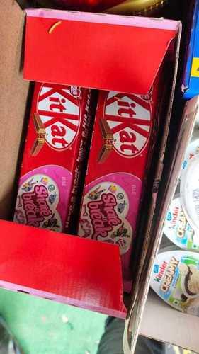 Tasty Delicious Mouth Melting Wafers Brown Color Nestle Kit Kat Chocolate  Pack Size: Packets