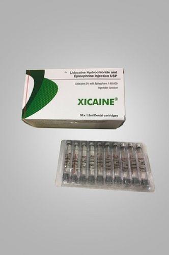  ज़िकेन लोकल एनेस्थेटिक कैटरिज 1.8 एमएल, पैकेजिंग बॉक्स ड्रग सॉल्यूशंस 