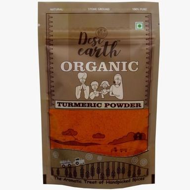 Brown 100% Pure And Natural Finely Grounded Hygienically Processed Desi Earth Organic Turmeric Powder