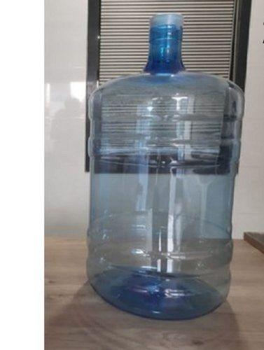 Blue Color Bpa Free Plastic Water Jar For Water Dispenser Compatible Hardness: Rigid