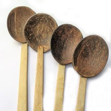 Eco Friendly Natural Handmade Coconut Shell Spoon