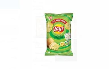 1 Packet Crispy And Crunchy Lays Potato Chips With American Style Cream And Onion Flavor Processing Type: Fried