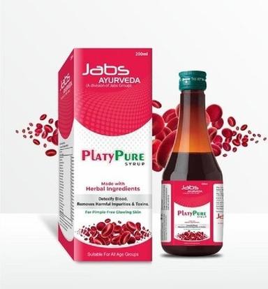 Jabs Ayurveda Platy Pure Syrup 200Ml For Blood Purifier  General Medicines