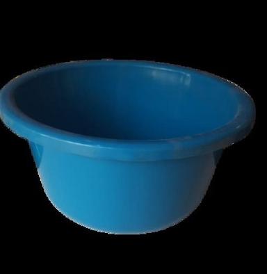 10 Liter Blue Color Plastic Material Bath Tub Hardness: Rigid