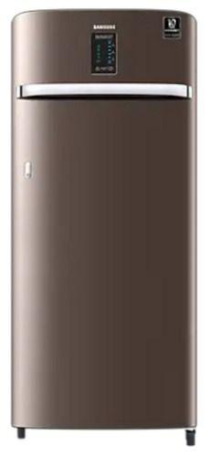 Grey 225 Liters Toughened Glass Samsung Single Door Refrigerator With Low Power Consumption