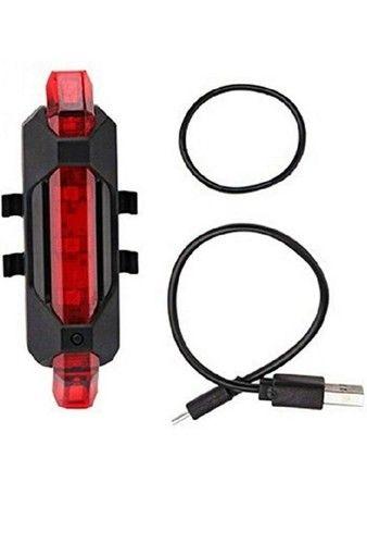 लॉन्ग लाइफ स्पैन आसान इंस्टॉलेशन रियर ब्रेक साइकिल USB रिचार्जेबल LED टेल लाइट बॉडी मटेरियल: प्लास्टिक 
