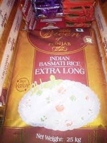 बिरयानी के लिए सफेद 100% शुद्ध और प्राकृतिक अतिरिक्त लंबे दाने वाला भारतीय बासमती चावल