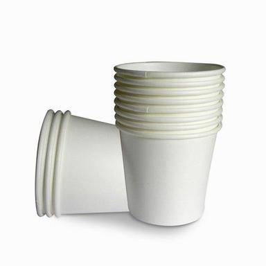 Tear Resistant Paper Disposable Plain White Color Cups For Customized Printing Purpose Application: Home And Office Use