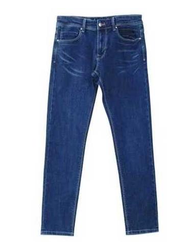 Washable Men Regular Fit Cotton Blue Fashionable Formal Denim Jeans For Party Wear