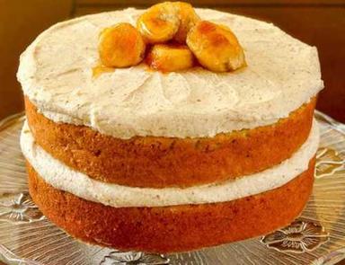 Mouthwatering Sweet Taste Hygienically Prepared Spongy Fluffy Delicious Banana Cake Fat Contains (%): 0.3 Percentage ( % )