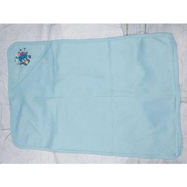 100% Cotton Softness And Absorbency Fine Quality Blue Color Cotton Hooded Baby Towels